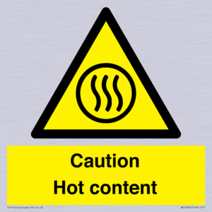 Caution Hot content